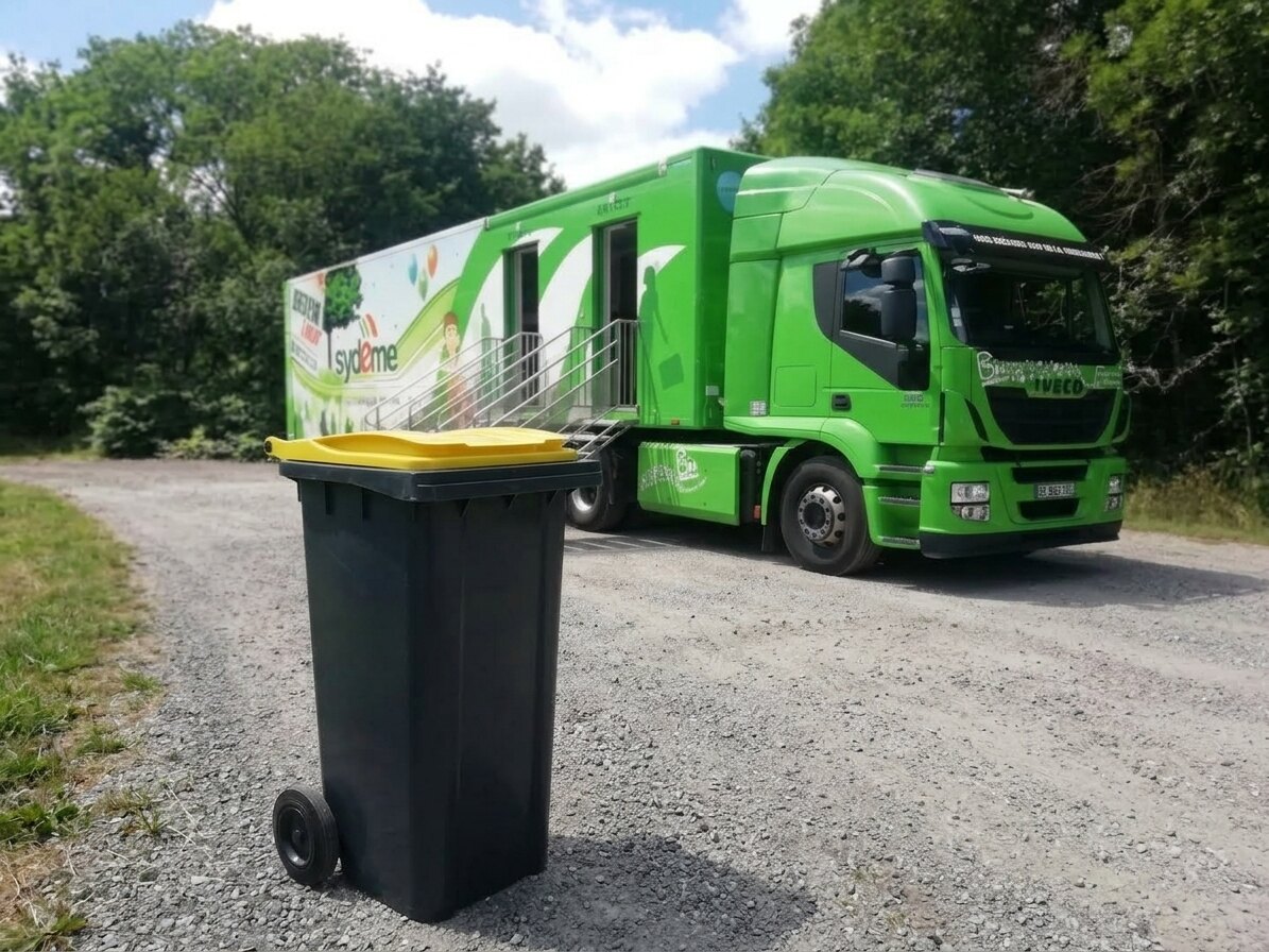 2026 Poubelle Bac de collecte Jaune