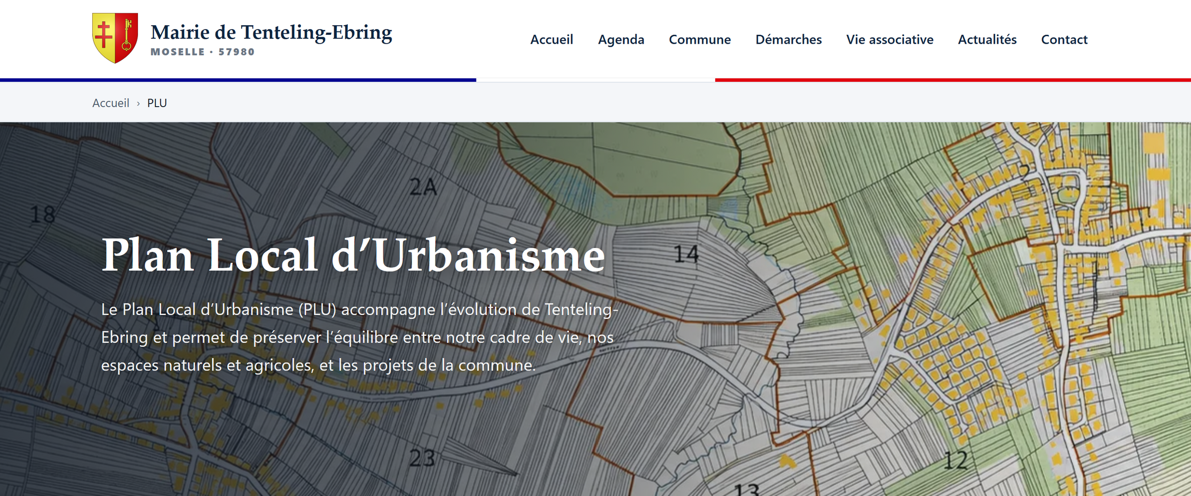 Mise à l'enquête publique de la révision du plan local d'urbanisme