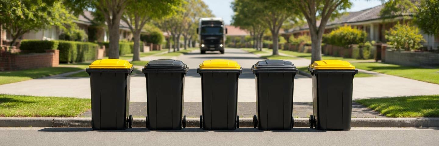 ⚠️RETARD DE COLLECTE DES DÉCHETS DANS LES BACS NOIR À COUVERCLE JAUNE ET DANS LES BACS NOIR À COUVERCLE NOIR