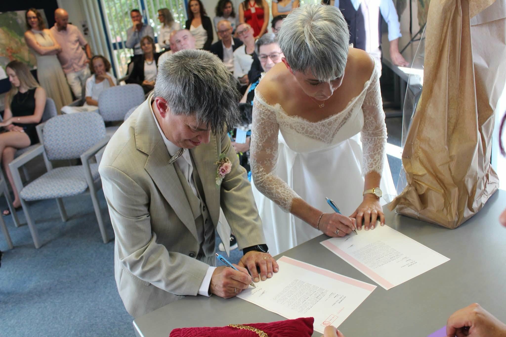 mariage de Nadia WOLLMANN et Marie-France CHALLOIX 08
